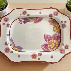 Baum serving platter, Full Bloom pattern, no issues, other than scratches on rim